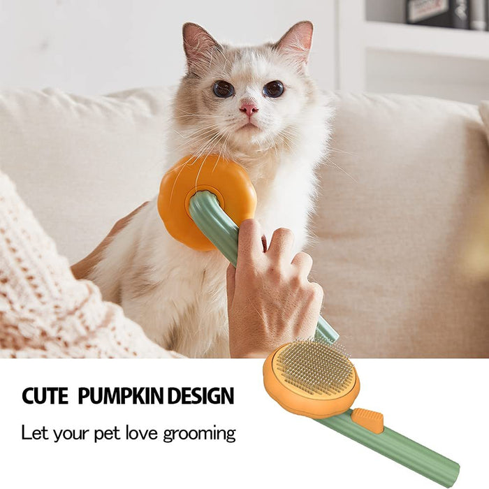 Dogs Cats Puppy Rabbit Cat Brush Grooming Gently Removes Loose Undercoat Mats Tangled Hair Slicker Brush