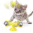 Cat Rotating Windmill Multi-Function Toys Itch Scratching Device Teeth Shining Toy