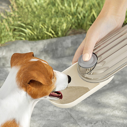 Vaso de agua para mascotas 2 en 1, diseño de segmento, vaso para beber portátil para pasear perros, suministros de alimentación para perros, suministros para mascotas, comedero para pasear perros, productos para mascotas