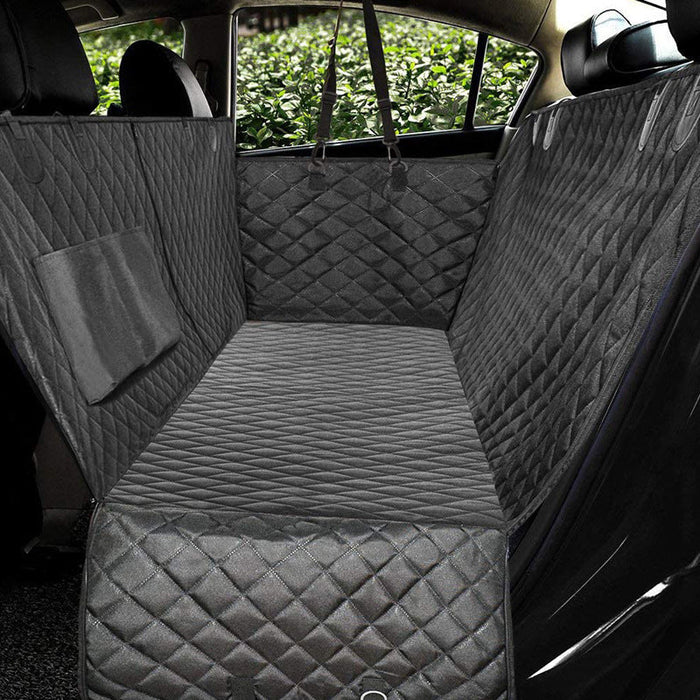 Dog Car Seat Cover View Mesh Pet Carrier Hammock Safety Protector Car Rear Back Seat Mat