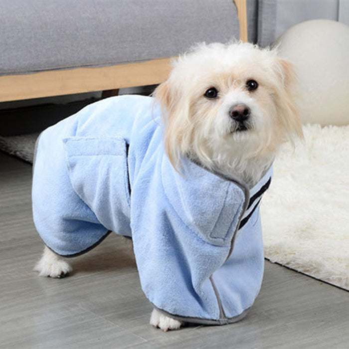 Quick-drying Pet Absorbent Towel Dog Bathrobe Pet Dog Bath Towel