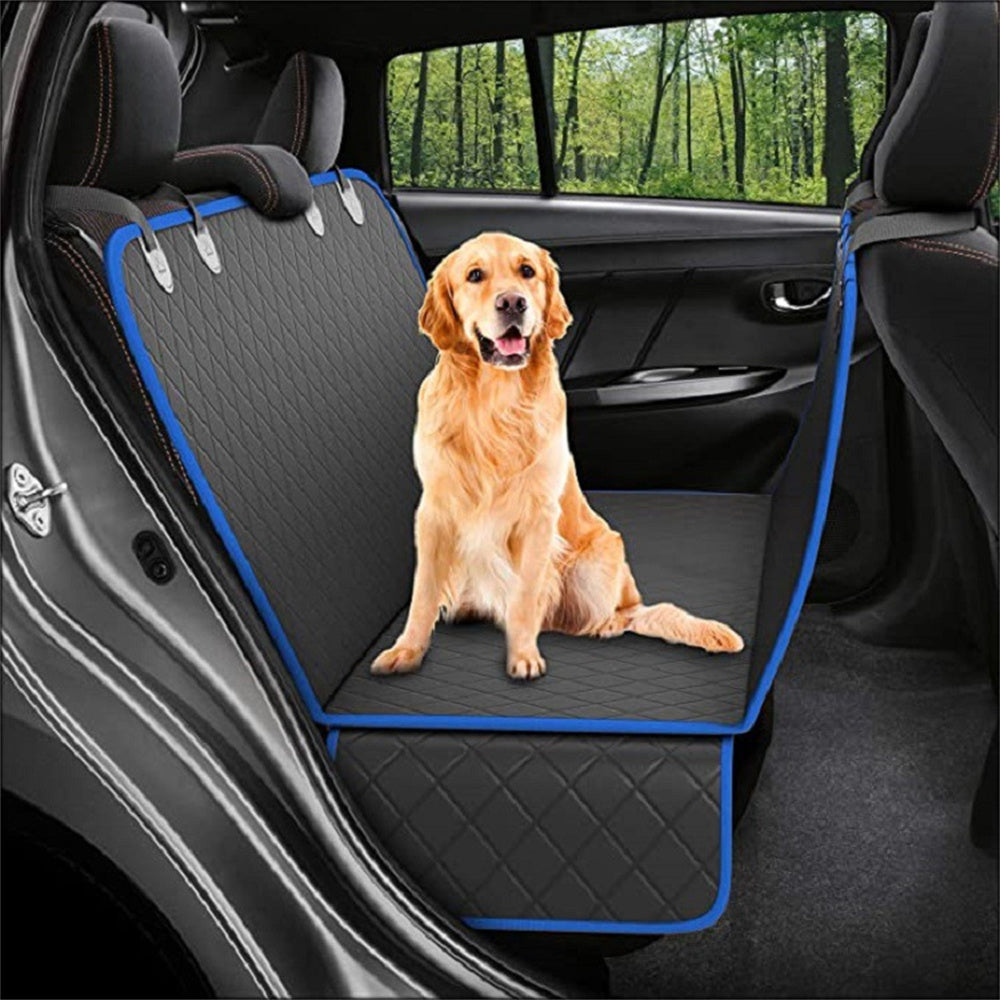 Dog Car Seat Cover View Mesh Pet Carrier Hammock Safety Protector Car Rear Back Seat Mat